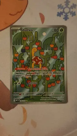 Shuckle 136/132 - ME01: Mega Evolution Pokemon Illustration Rare Holo NM - Image 1
