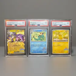 Pikachu Feraligatr Toxtricity Pokemon Illustration Contest 2024 Set PSA Graded - Image 1