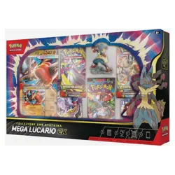 Pokemon - Collezione Premium Mega Lucario ex con Statuina ITALIANO - Image 1