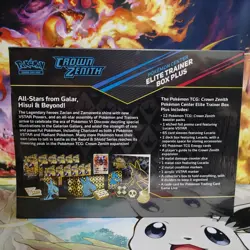 Crown Zenith Pokemon Center Elite Trainer Box Plus ETB New & Sealed - Image 2