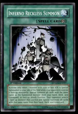 Inferno Reckless Summon Common Structure Deck: Machina Mayhem SDMM-EN027 LP - Image 1