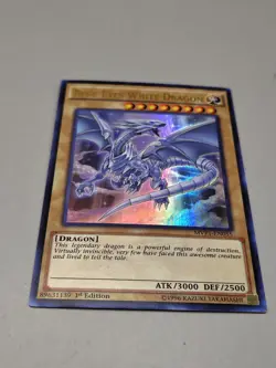 Yugioh Yu Gi Oh Blue Eyes White Dragon MVP1-EN055 Ultra Rare 1st Edition - Image 1