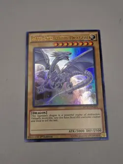Yugioh Yu Gi Oh Blue Eyes White Dragon MVP1-EN055 Ultra Rare 1st Edition - Image 2