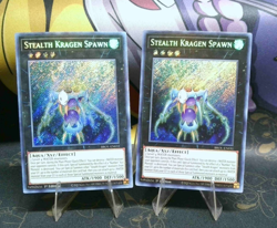 Yugioh! TCG Secret Rare 1st Ed 2x Playset Stealth Kragen Spawn BROL-EN031 NM - Image 1