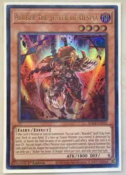 1x Aluber the Jester of Despia 1st Edition Ultra Rare RA02-EN016 Yu-Gi-Oh! - Image 1