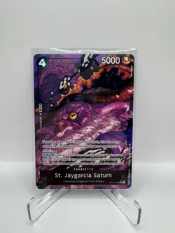 St. Jaygarcia Saturn Alt Art OP13-083 Carry On His Will One Piece TCG - Image 1