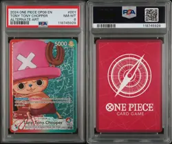 2024 ONE PIECE OP08-TWO LEGENDS ALTERNATE ART #001 TONY TONY CHOPPER PSA 8 - Image 3