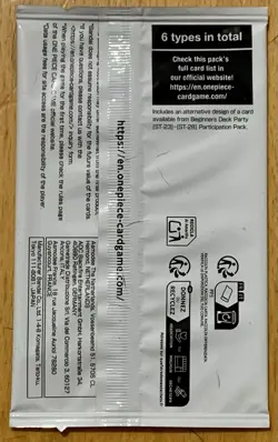 Beginners Deck Party Winner Pack - One Piece Sealed St-23 - St-28 - Image 2