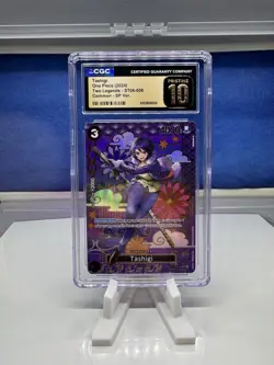 One Piece CCG Tashigi SP OP08 Two Legends CGC Pristine 10 - Image 1