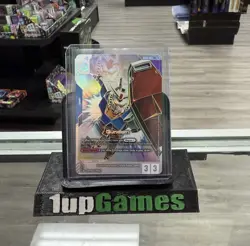 Gundam Card Game Gundam RX-78 (LR++) Newtype Rising English (GD01-001) Holo Foil - Image 1
