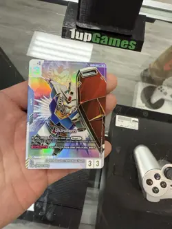 Gundam Card Game Gundam RX-78 (LR++) Newtype Rising English (GD01-001) Holo Foil - Image 3