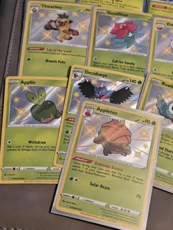 Pokemon Shiny Card Grass Lot - Image 2