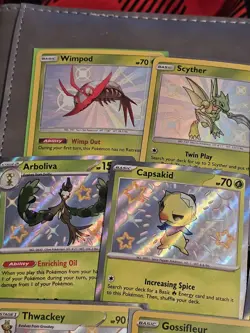 Pokemon Shiny Card Grass Lot - Image 5