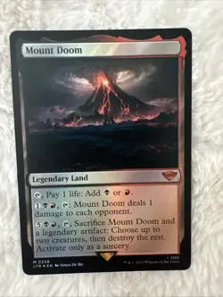 MTG Card Mount Doom Universes Beyond the Lord of the Rings Tales of MiddleEarth - Image 1