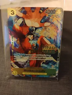 One Piece Card Game Monkey.D.Luffy Pre-Release Winner Promo P-036 NM - Image 3