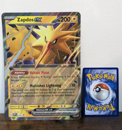 ZAPDOS ex 049 SVP Scarlet Violet 151 Promo Pokemon Card NM JUMBO Oversized - Image 1