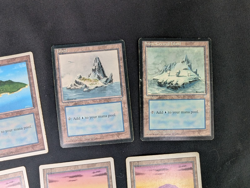 Magic The Gathering Island Land Cards Lot - Vintage 1995 MTG - 11 Card Lot MP/HP - Image 4