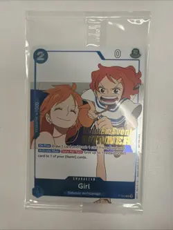 Sealed One Piece - OP14 / EB04 Pre-Release Winner Card - Girl P-096 - English - Image 1