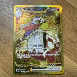 Skeledirge ex 272/193 Paldea Evolved FA Gold Secret Rare Holo Pokemon Card NM - Image 1