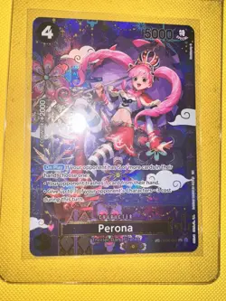 PERONA OP14 THE AZURE SEA SEVEN SP (OP06-093) Alt Art One Piece TCG English Card - Image 3