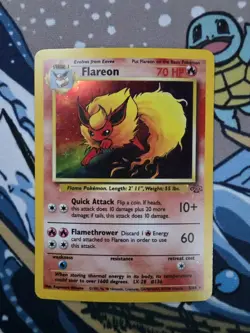 Flareon 3/64 - Jungle Unlimited Holo Rare Pokemon Card - Image 1
