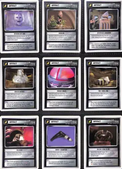 Star Trek CCG 1995 1st Edition Beta complete set of 363 White Border Cards - Image 2