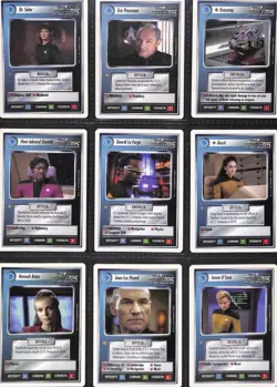 Star Trek CCG 1995 1st Edition Beta complete set of 363 White Border Cards - Image 4