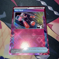 Max Rod 116/131 Prize Pack Series Card Holo Series 7 Stamped Play Pokemon TCG - Image 1