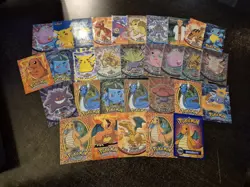 Pokemon Topps Big Card Lot Foils And Non. Die Cut Squirtle. Charizards Gengar - Image 1