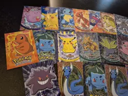Pokemon Topps Big Card Lot Foils And Non. Die Cut Squirtle. Charizards Gengar - Image 3