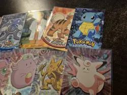 Pokemon Topps Big Card Lot Foils And Non. Die Cut Squirtle. Charizards Gengar - Image 5