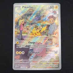 Pokemon TCG Card Pikachu 173/165 S&V 151 Illustration Rare *English* - NM - Image 1