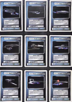 Star Trek CCG 1994 1st Edition Alpha complete set of 363 White Border Cards - Image 5