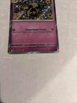 Pokemon Kadabra Card 149/091 Shiny Holo Rare Sv: Paldean Fates Pokemon TCG NM - Image 2