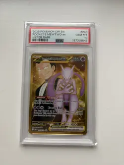 Team Rocket's Mewtwo ex 240/182 Destined Rivals - PSA 10 Gold Card - Image 1