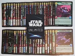 STAR WARS UNLIMITED TCG TWILIGHT OF THE REPUBLIC COMPLETE UNCOMMON SET 60 CARDS - Image 1