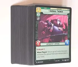 STAR WARS UNLIMITED TCG TWILIGHT OF THE REPUBLIC COMPLETE UNCOMMON SET 60 CARDS - Image 2