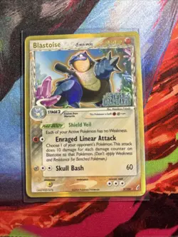Pokemon TCG Blastoise Delta Holo Rare Card Crystal Guardians 2/100 - Image 1
