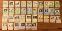 Shadowless Pokemon Card Lot - WOTC Era - 36 Cards - Vintage 1999 - Image 1