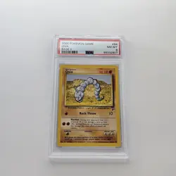 Pokemon Graded Card Lot - Onix, Meowth, Staryu, Starmie, Poliwag - Base Set 2 - Image 1