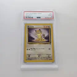 Pokemon Graded Card Lot - Onix, Meowth, Staryu, Starmie, Poliwag - Base Set 2 - Image 2