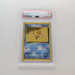 Pokemon Graded Card Lot - Onix, Meowth, Staryu, Starmie, Poliwag - Base Set 2 - Image 3