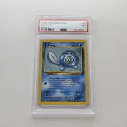 Pokemon Graded Card Lot - Onix, Meowth, Staryu, Starmie, Poliwag - Base Set 2 - Image 5