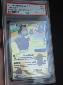 PSA 9 Pokemon Chansey 130/SV-P SET KOLEKTOR SV6s Stamped Collector’s Set Card - Image 2
