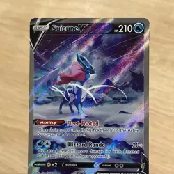 Pokemon TCG Suicune V GG38/GG70 Crown Zenith Galarian Gallery Holo Card - Image 3