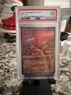 Pokemon TCG 2023 Ultra Premium Collection Mew EX Promo Card #53 PSA 9 Mint - Image 5