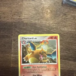 Pokemon TCG Charizard LV.60 Platinum Arceus Holo Rare Card 1/99 - Image 1