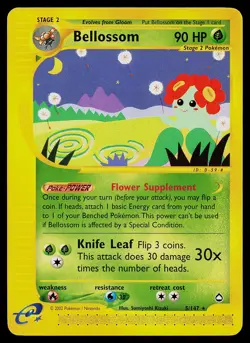 Pokemon Card - Bellossom Aquapolis 5/147 Rare Non-Holo - Image 1