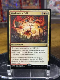 MTG Warleader's Call 242 NM - Murders at Karlov Manor Magic The Gathering Card - Image 1