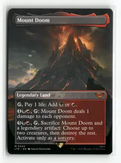 Mount Doom (Borderless) - Universes Beyond: The Lord of the Rings - Image 1